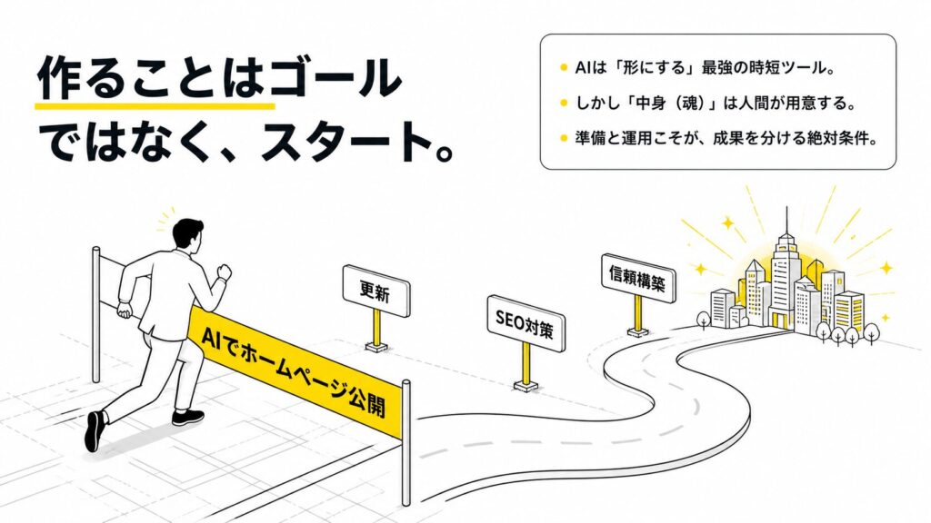 つくることはゴールではなくスタート